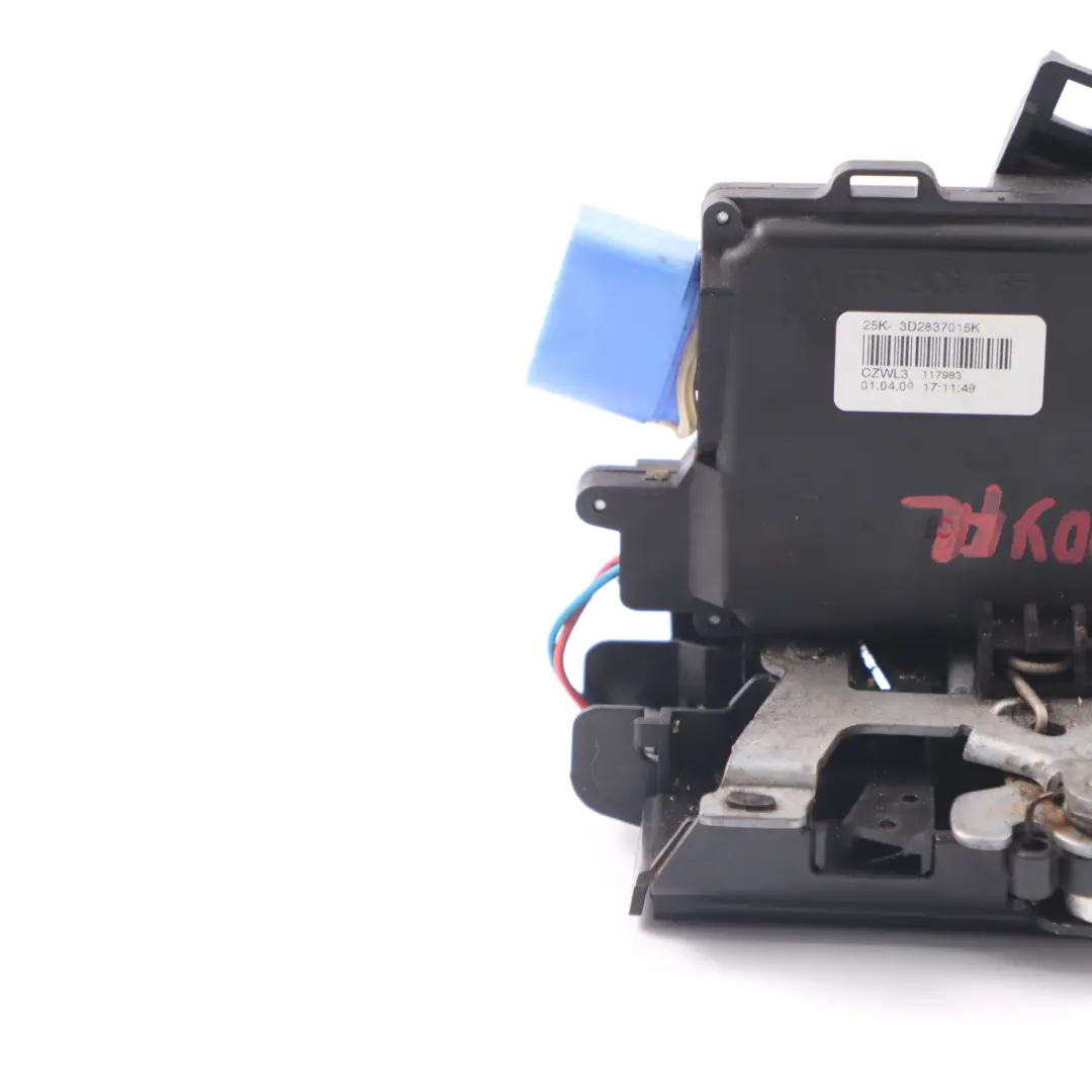 VW Volkswagen Caddy Door Lock Front Left N/S Latch Catch Mechanism - SKU rhd-3D2837015K - Part number 3D2837015K