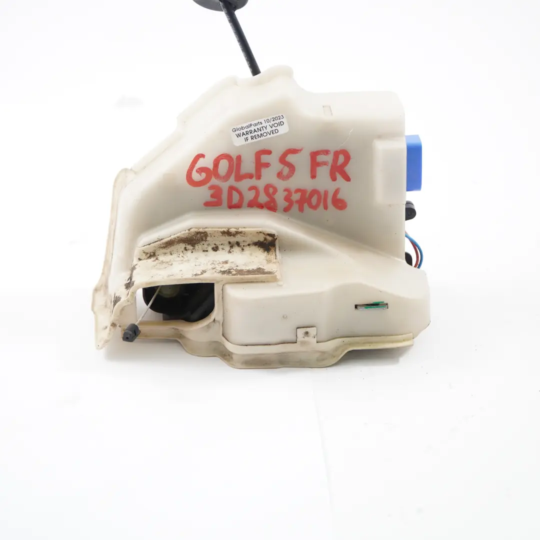 Door Lock VW Volkswagen Golf 5 Touran Front Right O/S Latch Mechanism to with Part number 3D2837016 Door Lock VW Volkswagen Golf 5 Touran Front Right O/S Latch Mechanism - SKU rhd-3D2837016 - Part number 3D2837016