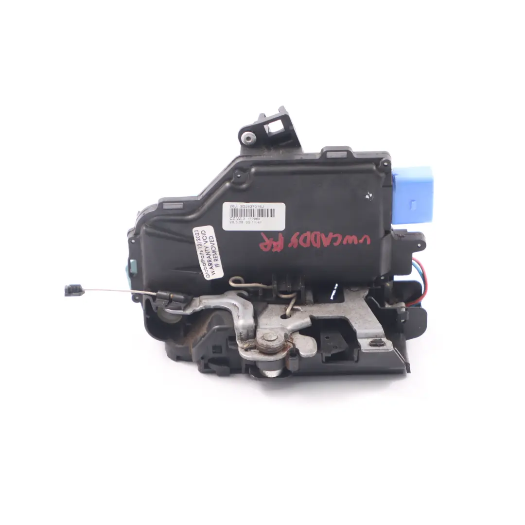 Door Lock VW Volkswagen Caddy Golf 5 6 Front Right O/S Latch Catch to with Part number 3D2837016J Door Lock VW Volkswagen Caddy Golf 5 6 Front Right O/S Latch Catch - SKU rhd-3D2837016J - Part number 3D2837016J