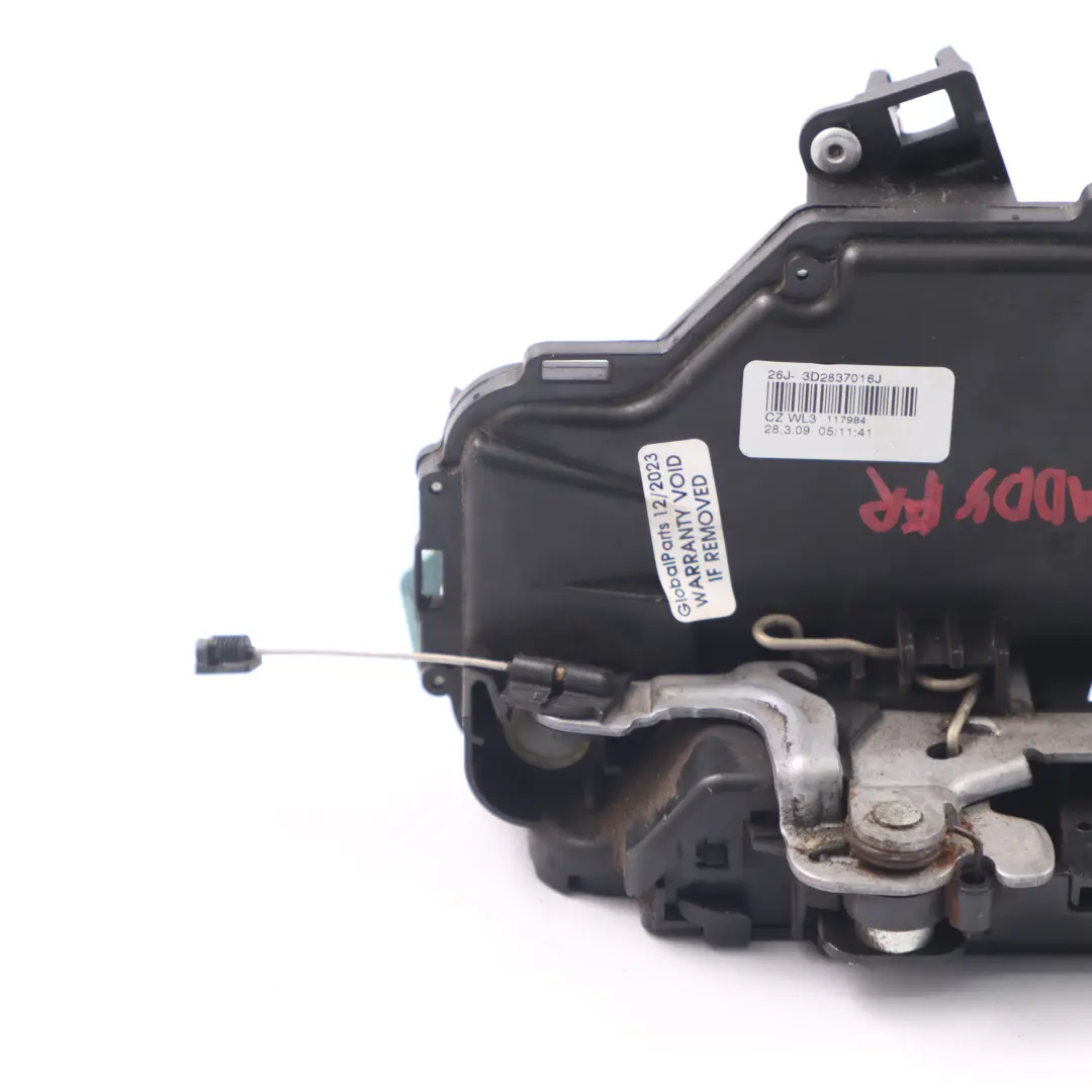 Door Lock VW Volkswagen Caddy Golf 5 6 Front Right O/S Latch Catch to with Part number 3D2837016J Door Lock VW Volkswagen Caddy Golf 5 6 Front Right O/S Latch Catch - SKU rhd-3D2837016J - Part number 3D2837016J
