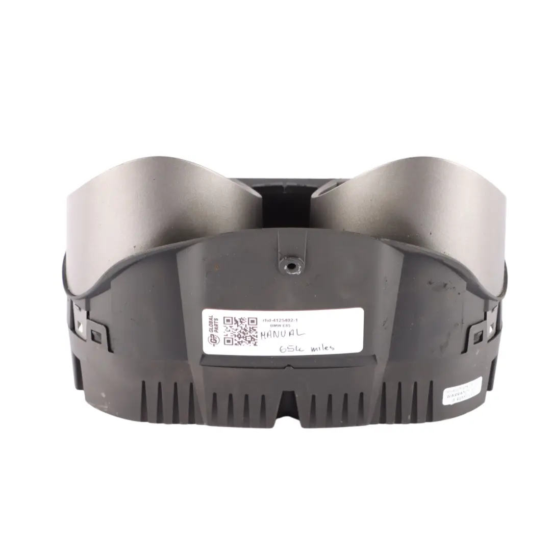 Instrument Cluster Speedo Clocks Meter Manual to BMW Z4 E85 Roadster Petrol with Part number 4125402 BMW Z4 E85 Roadster Petrol Instrument Cluster Speedo Clocks Meter Manual - SKU rhd-4125402-1 - Part number 4125402