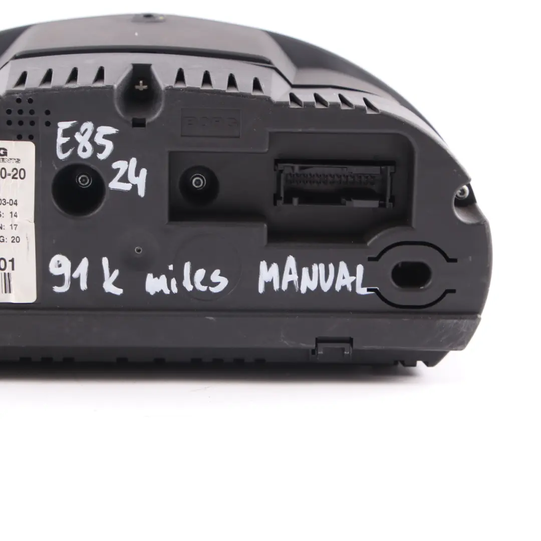 Instrument Cluster Speedo Clocks Manual MPH to BMW Z4 E85 Petrol with Part number 4125488 BMW Z4 E85 Petrol Instrument Cluster Speedo Clocks Manual MPH - SKU rhd-4125488 - Part number 4125488