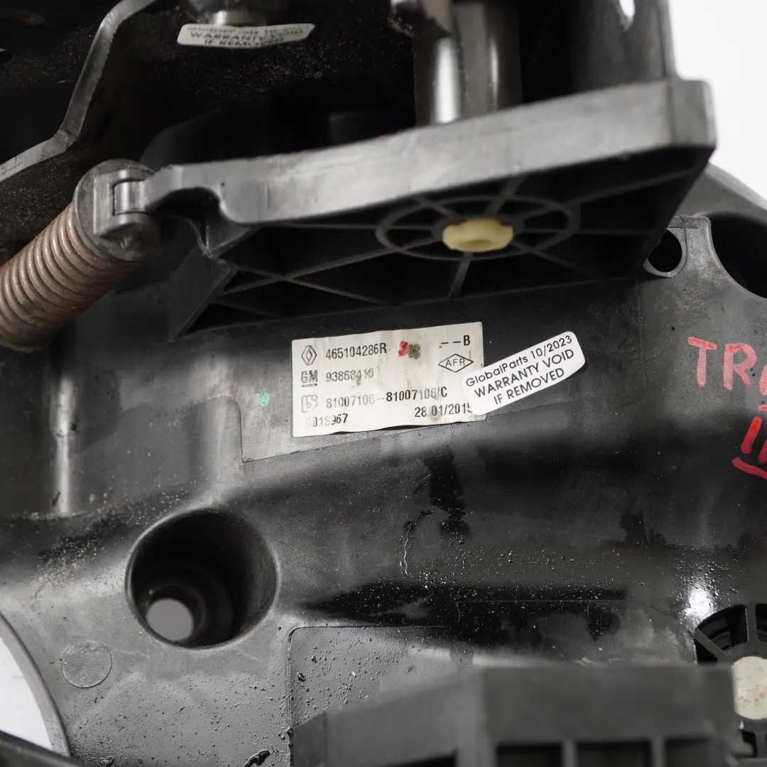 Brake Clutch Pedal Box Assembly to Renault Trafic III Vauxhall Vivaro B with Part number 465104286R Renault Trafic III Vauxhall Vivaro B Brake Clutch Pedal Box Assembly - SKU rhd-465104286R - Part number 465104286R