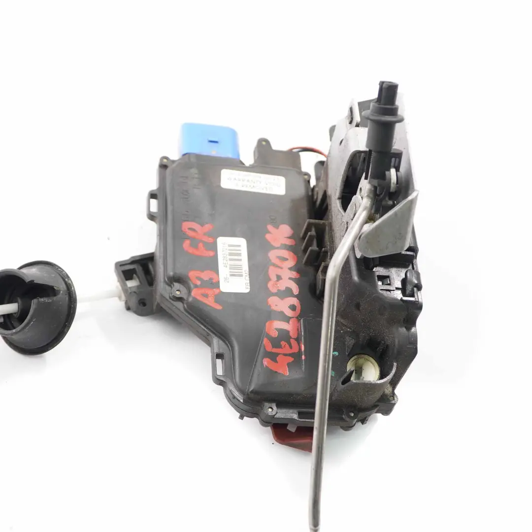 Door Lock Latch Front Right O/S Catch Actuator Mechanism to Audi A3 8P with Part number 4E2837016 Audi A3 8P Door Lock Latch Front Right O/S Catch Actuator Mechanism - SKU rhd-4E2837016 - Part number 4E2837016