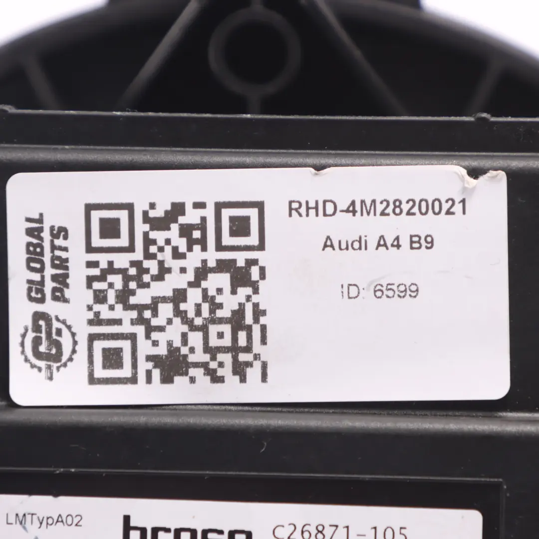 Heater Blower Motor Fan Assembly to Audi A4 A5 F5 Q5 FY B9 with Part number 4M2820021 Audi A4 A5 F5 Q5 FY B9 Heater Blower Motor Fan Assembly - SKU RHD-4M2820021 - Part number 4M2820021