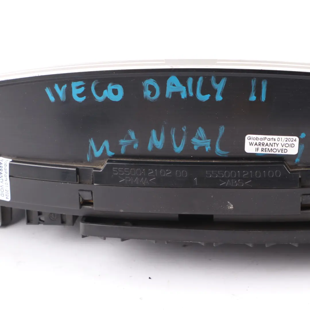 Iveco Daily 3 Diesel Instrument Cluster Speedo Clocks Meter Manual - SKU rhd-5801318881 - Part number 5801318881