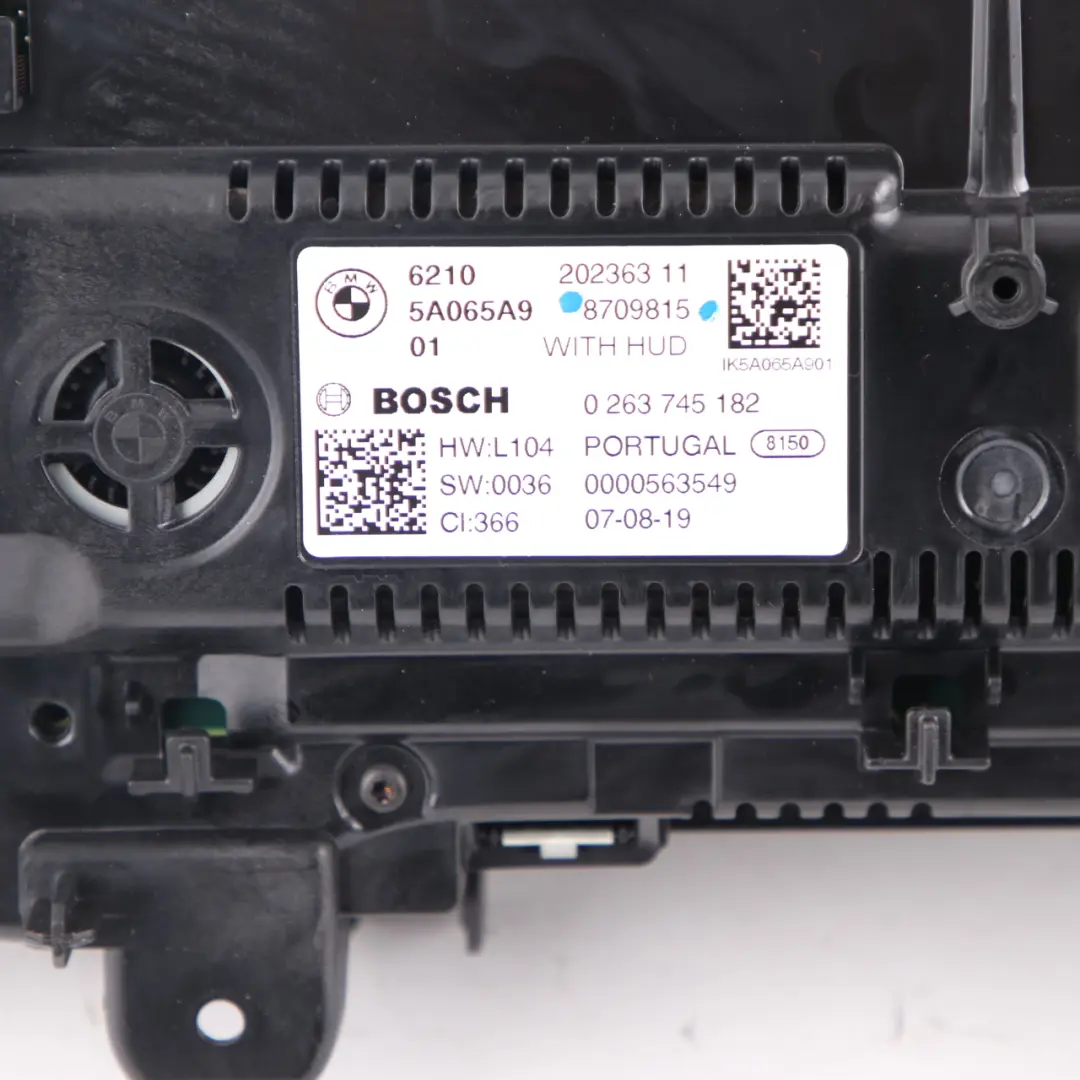 Digital Cluster BMW F90 M5 12,3" Instrument Speedo Clocks High Module to with Part number 5A065A9 Digital Cluster BMW F90 M5 12,3" Instrument Speedo Clocks High Module - SKU rhd-5A065A9 - Part number 5A065A9