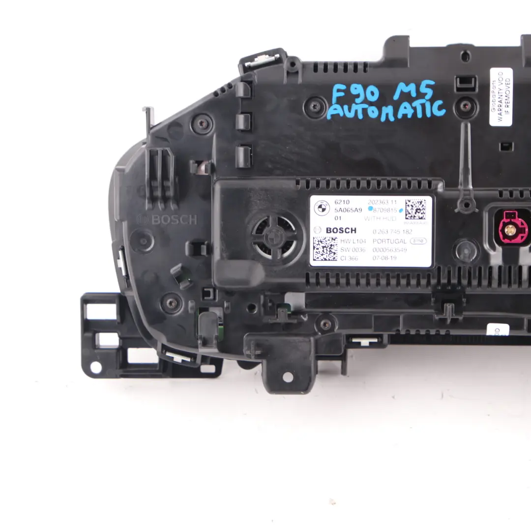  Digital Cluster BMW F90 M5 12,3" Instrument Speedo Clocks High Module - SKU rhd-5A065A9 - Part number 5A065A9