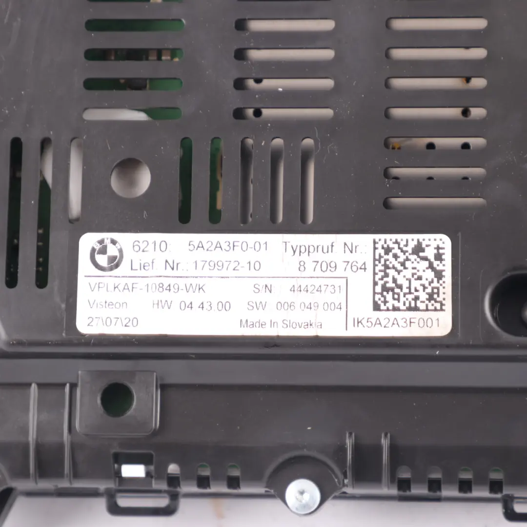 Instrument Cluster BMW F40 F44 Digital Speedo Clocks Module Manual to with Part number 5A2A3F0 Instrument Cluster BMW F40 F44 Digital Speedo Clocks Module Manual - SKU rhd-5A2A3F0 - Part number 5A2A3F0