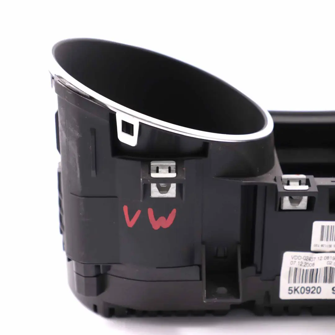 VW Volkswagen Golf 6 Diesel Instrument Cluster Speedo Clocks Manual - SKU rhd-5K0920960G - Part number 5K0920960G
