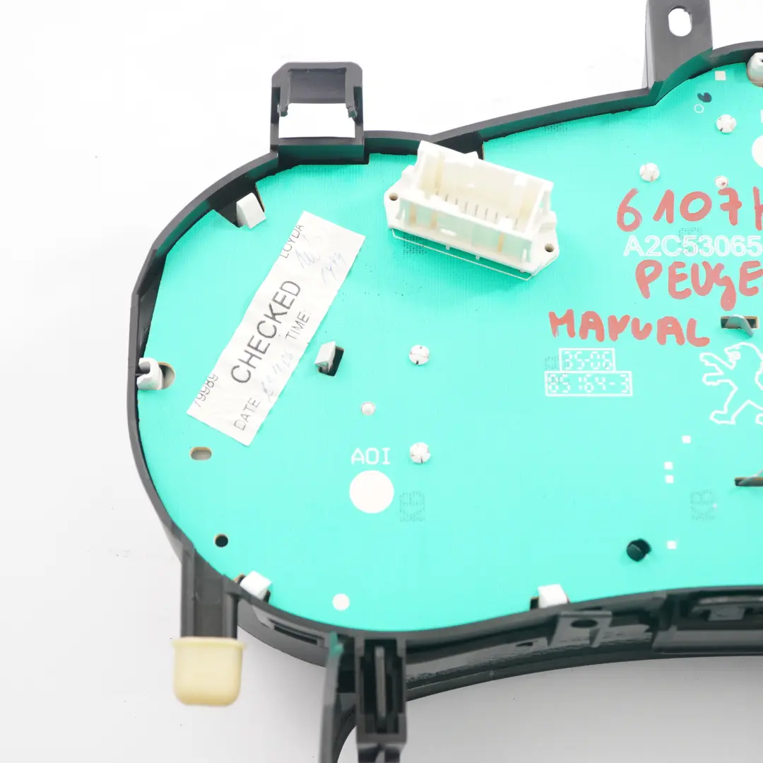 Peugeot 207 Diesel Instrument Cluster Speedo Clocks Meter Manual A2C53065547 - SKU rhd-6107H7 - Part number 6107H7