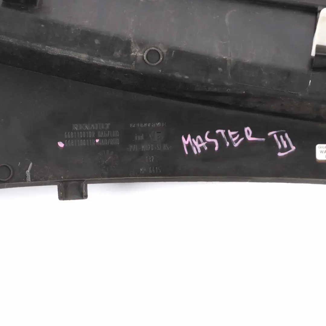 Windscreen Scuttle Panel Cover Windshield Trim to Renault Master III with Part number 668110011R Renault Master III Windscreen Scuttle Panel Cover Windshield Trim - SKU rhd-668110011R - Part number 668110011R