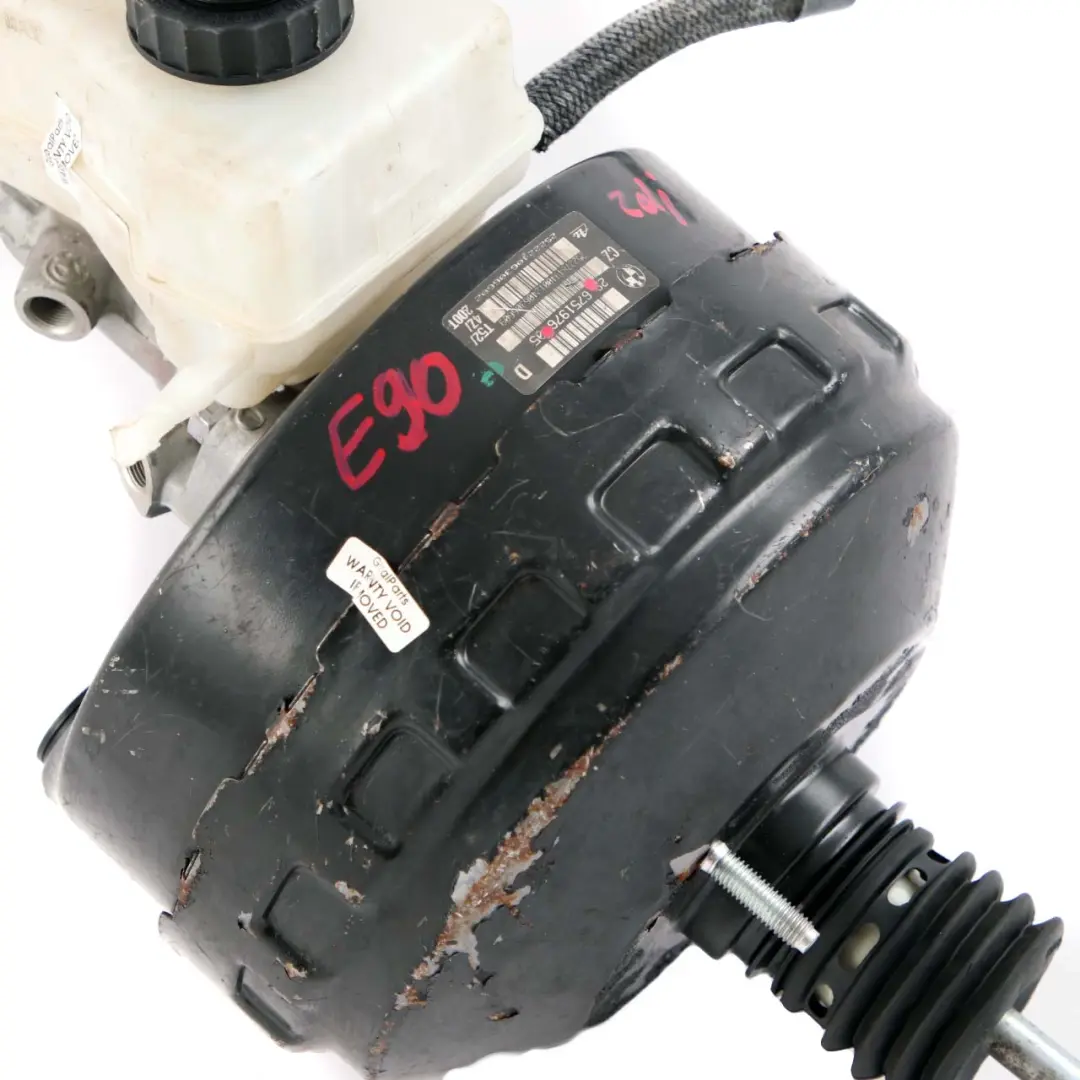 BMW E81 E90 E91 E92 Brake Booster Servo Unit Master Cylinder - SKU rhd-6751976 - Part number 6751976