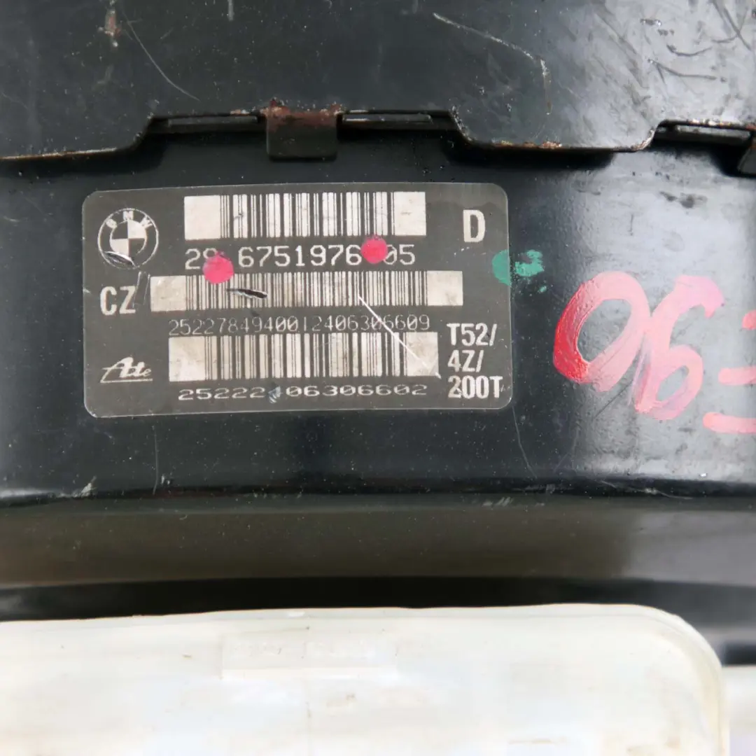 BMW E81 E90 E91 E92 Brake Booster Servo Unit Master Cylinder - SKU rhd-6751976 - Part number 6751976