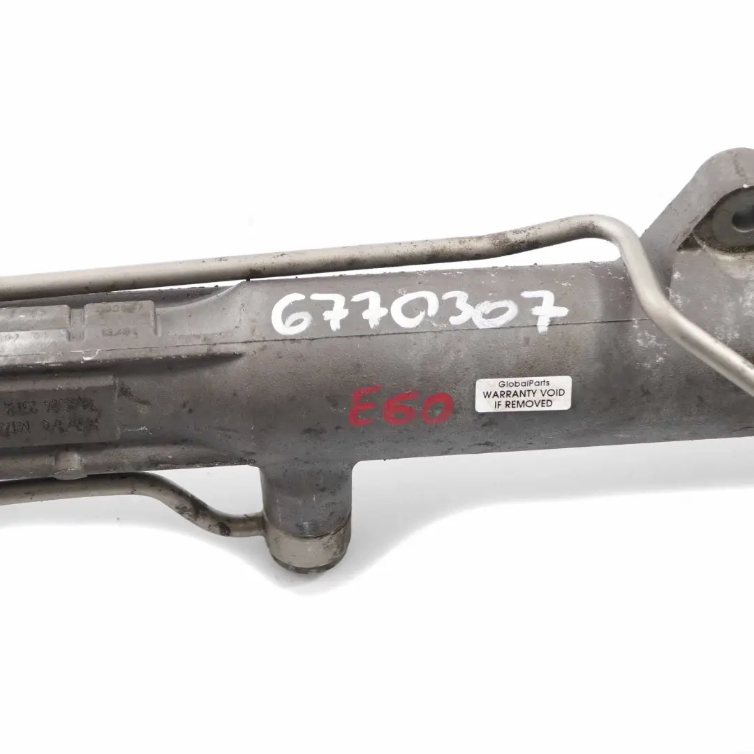 Hydro Power Steering Rack Gear Pinion 6770307 to BMW E60 E61 E63 E64 with Part number 6770313 BMW E60 E61 E63 E64 Hydro Power Steering Rack Gear Pinion 6770307 - SKU rhd-6770307 - Part number 6770313