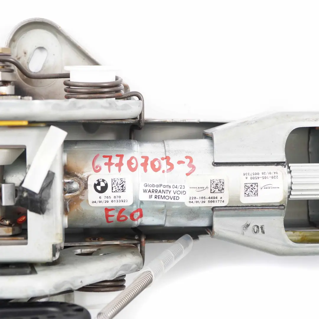 BMW E60 E61 Steering Column Manual Adjustment 6765870 - SKU rhd-6770703-3 - Part number 6770703
