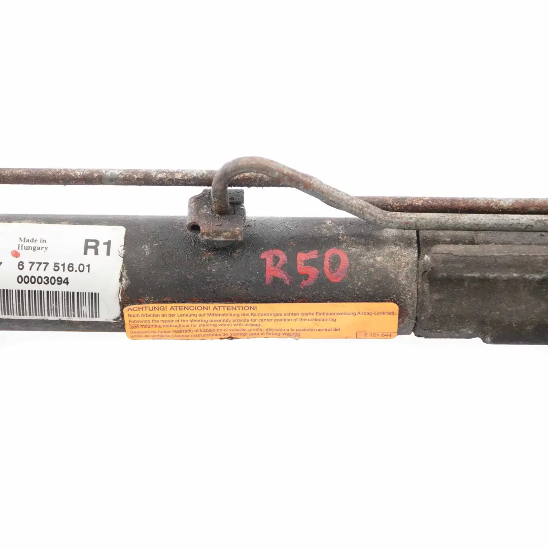 Steering Rack MINI R50 R52 R53 Hydro Power Gear Pinion to with Part number 6777516 Steering Rack MINI R50 R52 R53 Hydro Power Gear Pinion - SKU rhd-6777516 - Part number 6777516