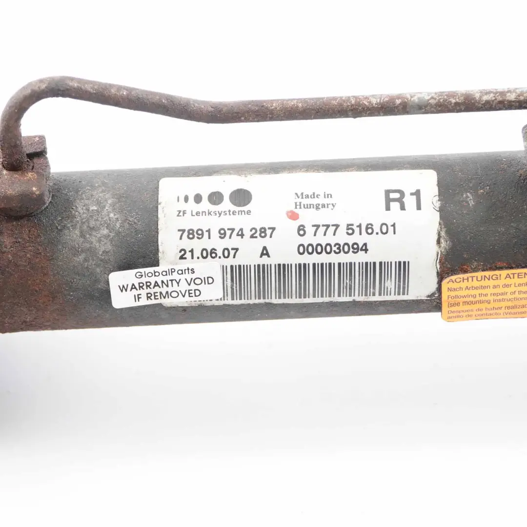 Steering Rack MINI R50 R52 R53 Hydro Power Gear Pinion to with Part number 6777516 Steering Rack MINI R50 R52 R53 Hydro Power Gear Pinion - SKU rhd-6777516 - Part number 6777516