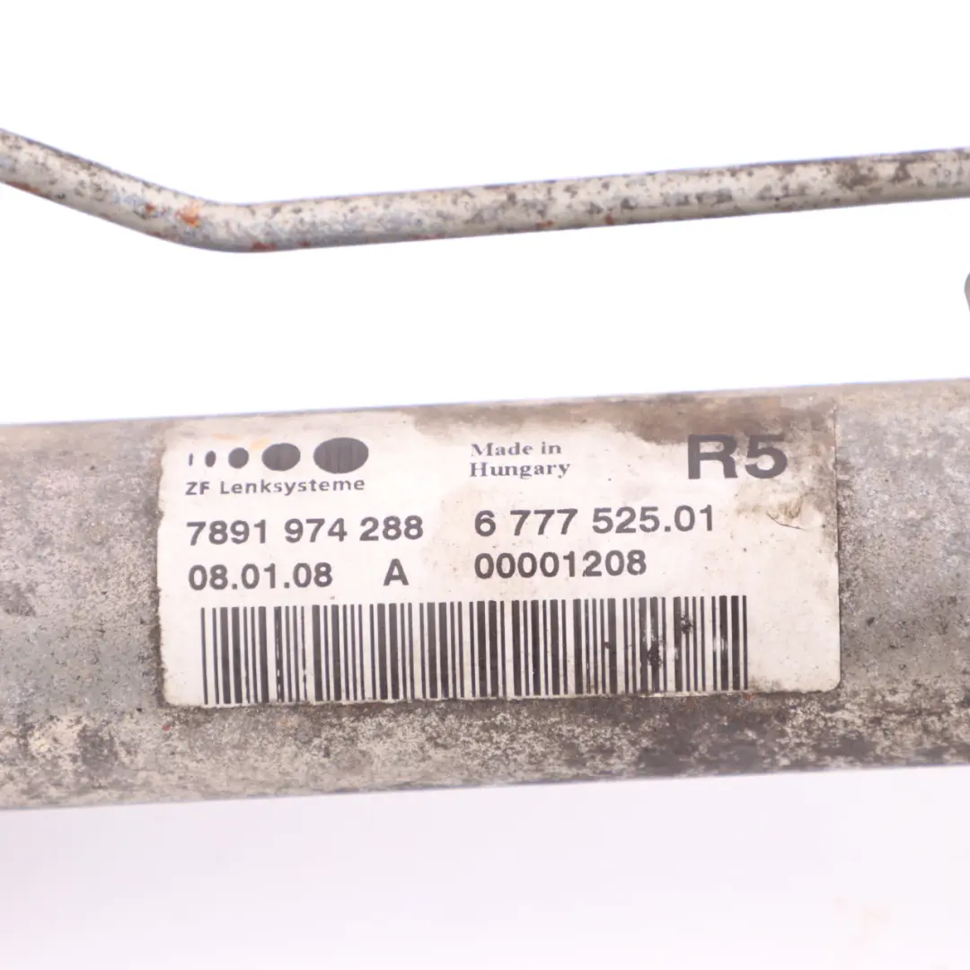 Steering Rack MINI R50 R52 R53 Hydro Power Gear Pinion >2007 to with Part number 6777525 Steering Rack MINI R50 R52 R53 Hydro Power Gear Pinion >2007 - SKU rhd-6777525 - Part number 6777525