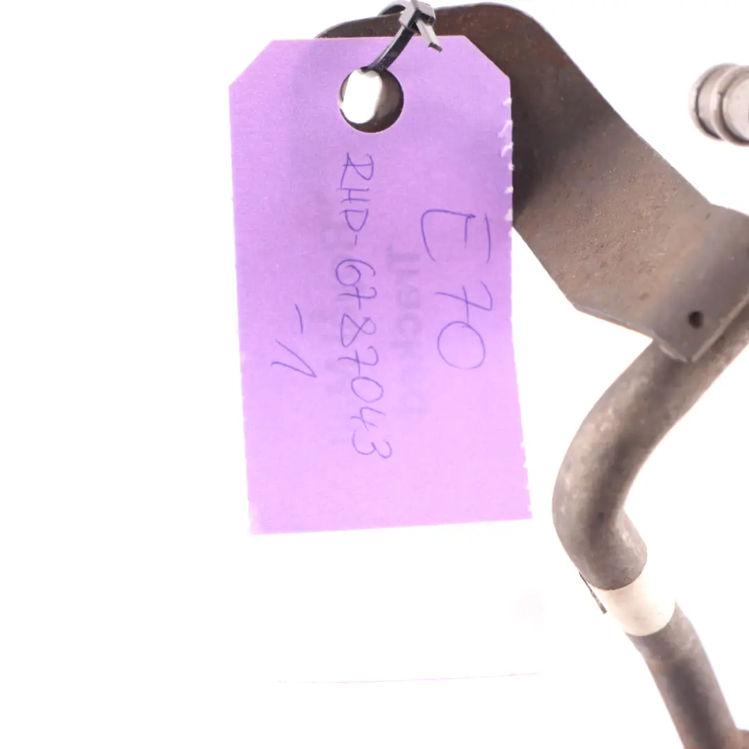 BMW X5 E70 3.0 M57N2 Diesel Hydro Power Steering Return Pipe Hose Line - SKU rhd-6787043-1 - Part number 6787043