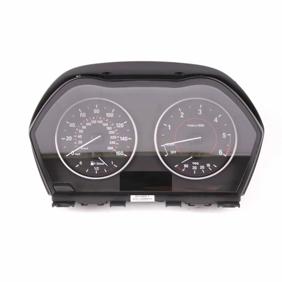 Instrument Cluster Speedo Clocks MPH Manual Diesel to BMW F20 F21 with Part number 6805198 BMW F20 F21 Instrument Cluster Speedo Clocks MPH Manual Diesel - SKU rhd-6805198 - Part number 6805198