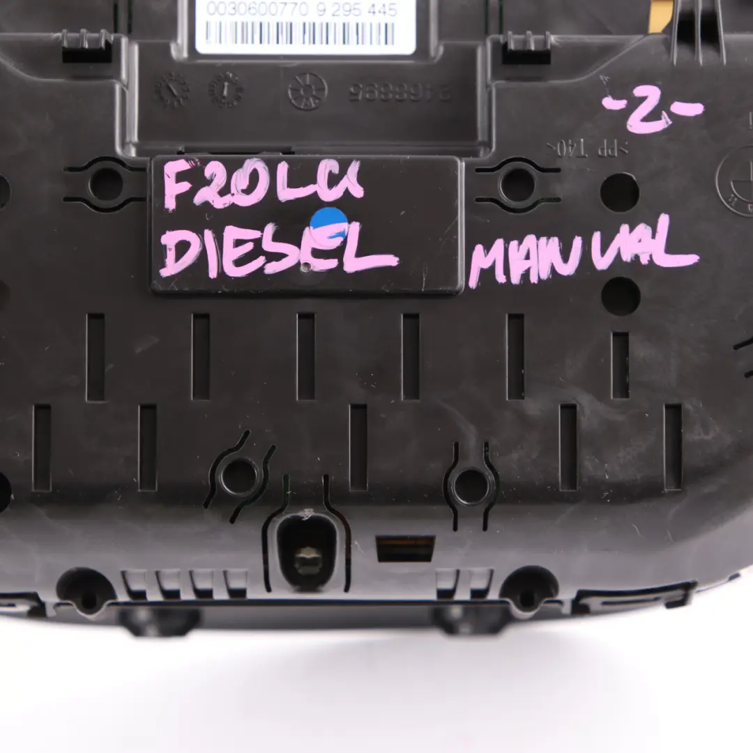 BMW F20 F21 Instrument Cluster Speedo Clocks MPH Manual Diesel - SKU rhd-6805198 - Part number 6805198