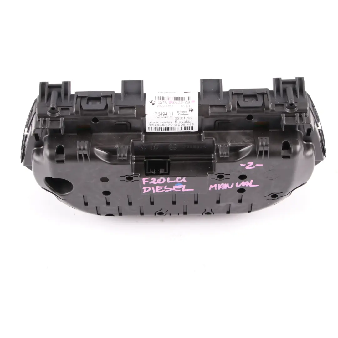 BMW F20 F21 Instrument Cluster Speedo Clocks MPH Manual Diesel - SKU rhd-6805198 - Part number 6805198