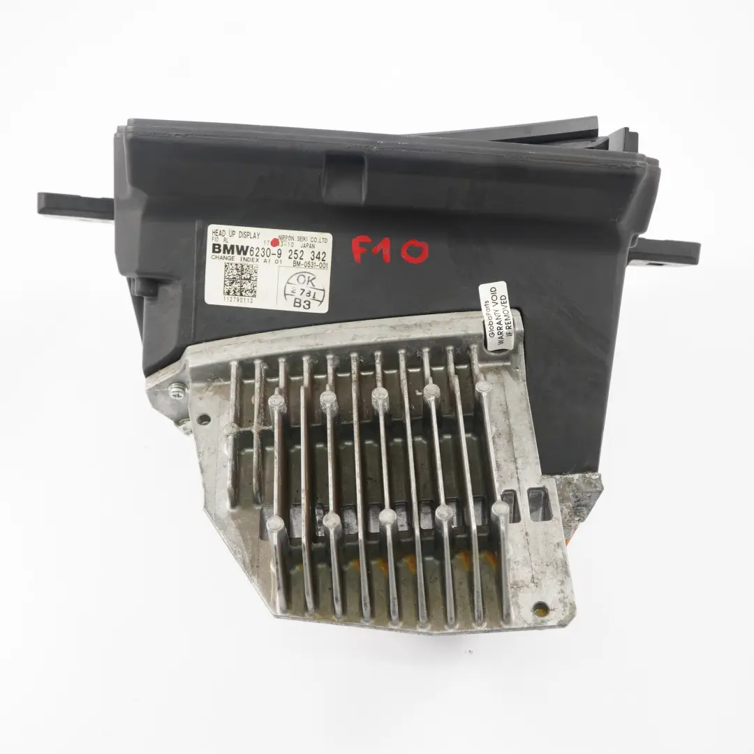 Head-Up Display BMW F10 F11 Hud Project Dash Screen Control Unit Module 9252342 to with Part number 6815500 Head-Up Display BMW F10 F11 Hud Project Dash Screen Control Unit Module 9252342 - SKU rhd-6815500 - Part number 6815500
