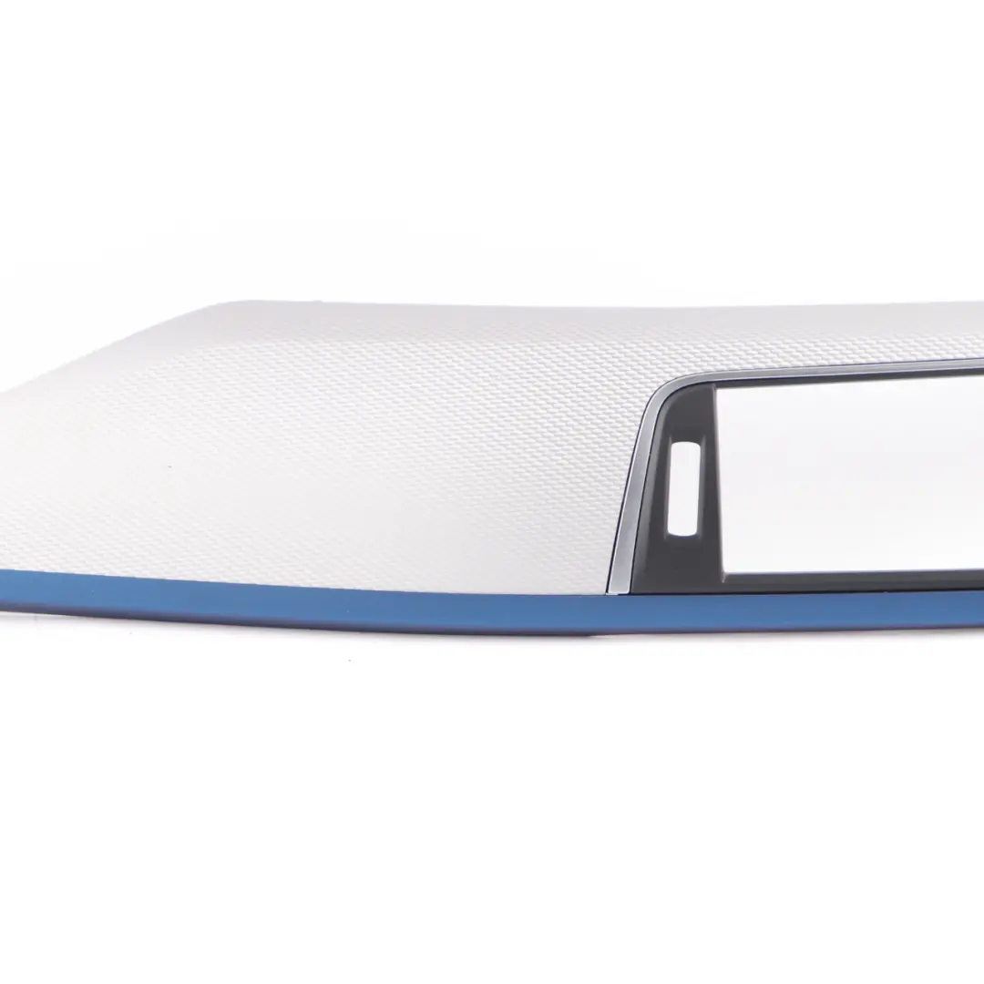 Trim Panel Dashboard Dash Cover Passenger Alu Hexagonal Blue Matt to BMW 3 F30 F31 with Part number 6827338 BMW 3 F30 F31 Trim Panel Dashboard Dash Cover Passenger Alu Hexagonal Blue Matt - SKU rhd-6827338-1 - Part number 6827338