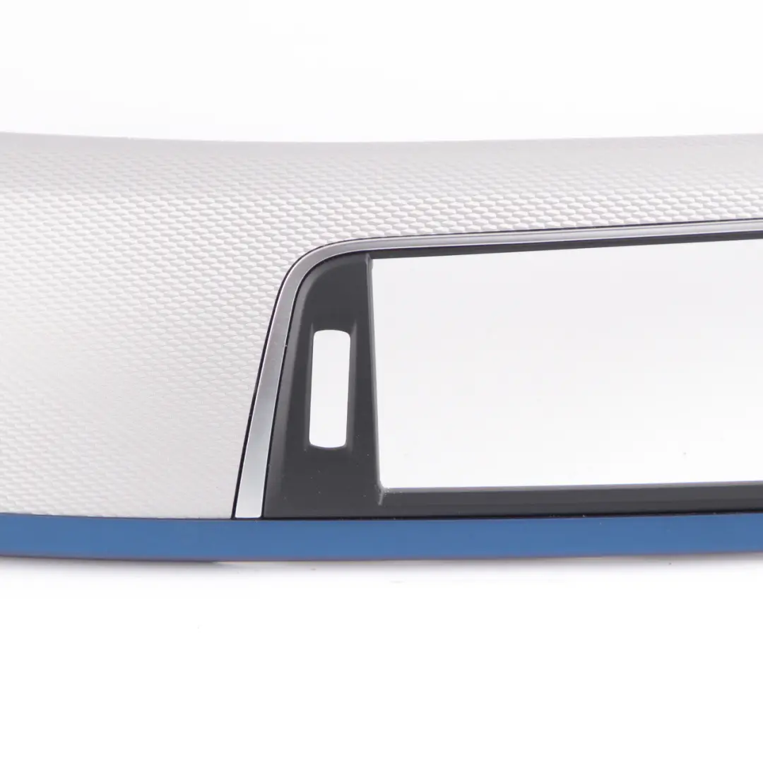 Trim Panel Dashboard Dash Cover Passenger Alu Hexagonal Blue Matt to BMW 3 F30 F31 with Part number 6827338 BMW 3 F30 F31 Trim Panel Dashboard Dash Cover Passenger Alu Hexagonal Blue Matt - SKU rhd-6827338-1 - Part number 6827338