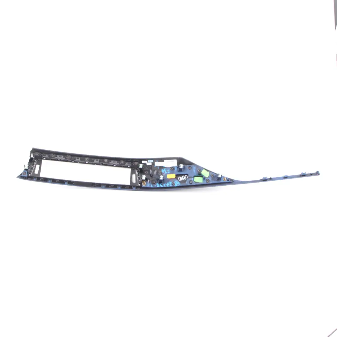 Trim Panel Dashboard Dash Cover Passenger Alu Hexagonal Blue Matt to BMW 3 F30 F31 with Part number 6827338 BMW 3 F30 F31 Trim Panel Dashboard Dash Cover Passenger Alu Hexagonal Blue Matt - SKU rhd-6827338-1 - Part number 6827338