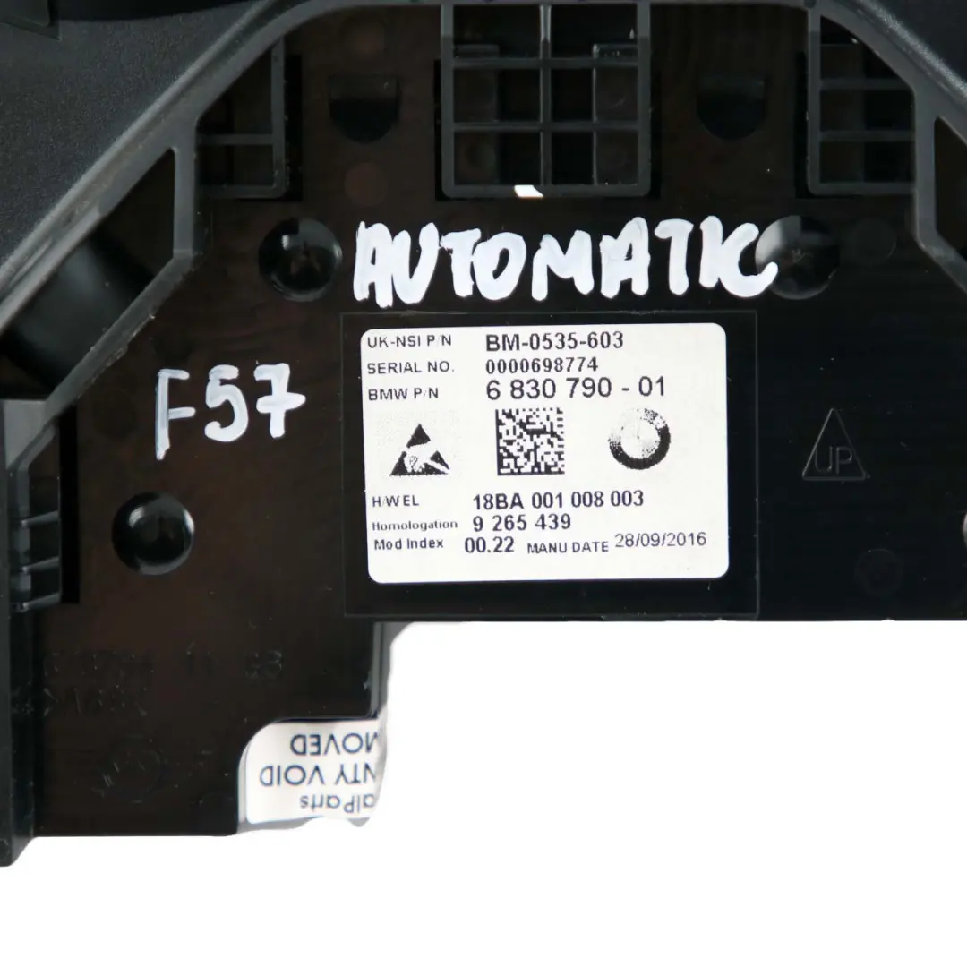 Instrument Cluster Mini F55 F56 F57 F60 Clocks Speedometer Automatic to with Part number 6830790 Instrument Cluster Mini F55 F56 F57 F60 Clocks Speedometer Automatic - SKU RHD-6830790 - Part number 6830790