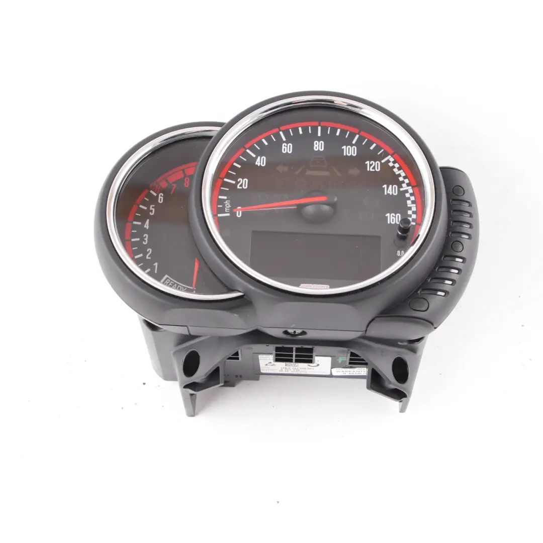 Instrument Cluster Speedo Clocks Speedometer to Mini JCW F55 F56 F57 F60 with Part number 6830801 Mini JCW F55 F56 F57 F60 Instrument Cluster Speedo Clocks Speedometer - SKU rhd-6830801 - Part number 6830801