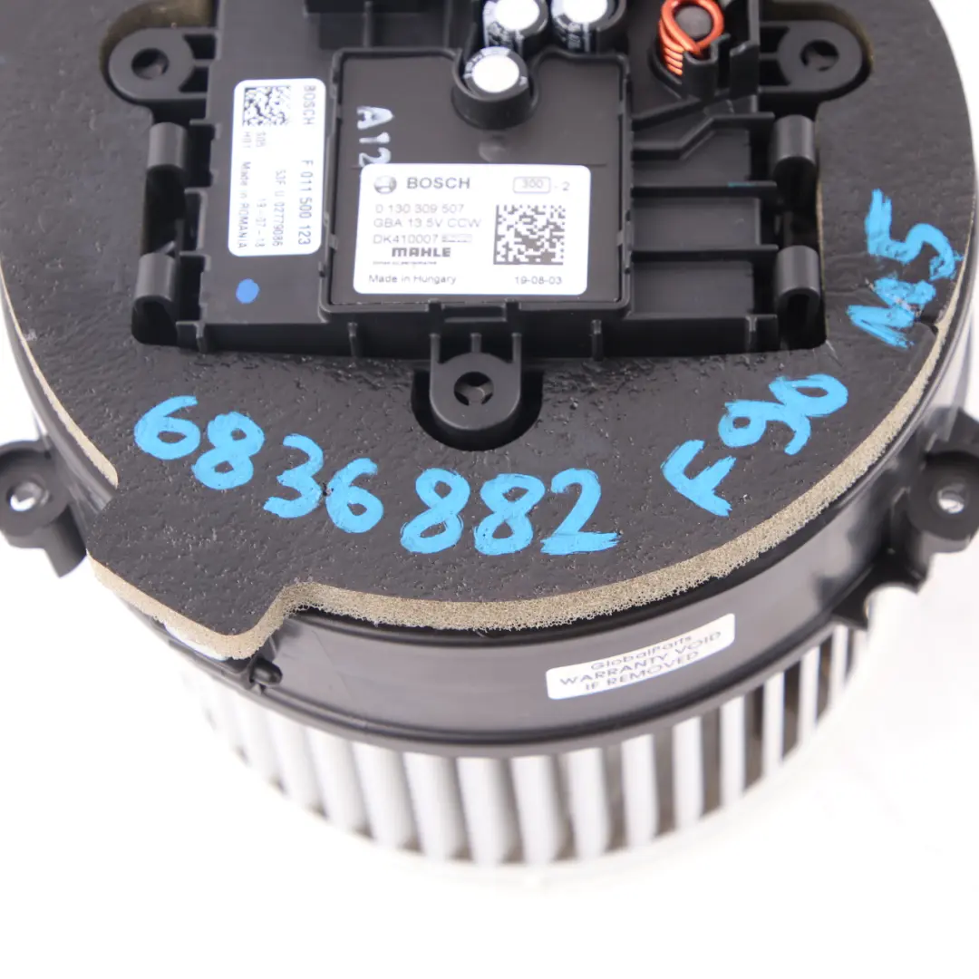 Heater Blower BMW F90 M5 F91 M8 G11 G30 Fan Unit Air Conditioning Motor to with Part number 6836882 Heater Blower BMW F90 M5 F91 M8 G11 G30 Fan Unit Air Conditioning Motor - SKU rhd-6836882 - Part number 6836882