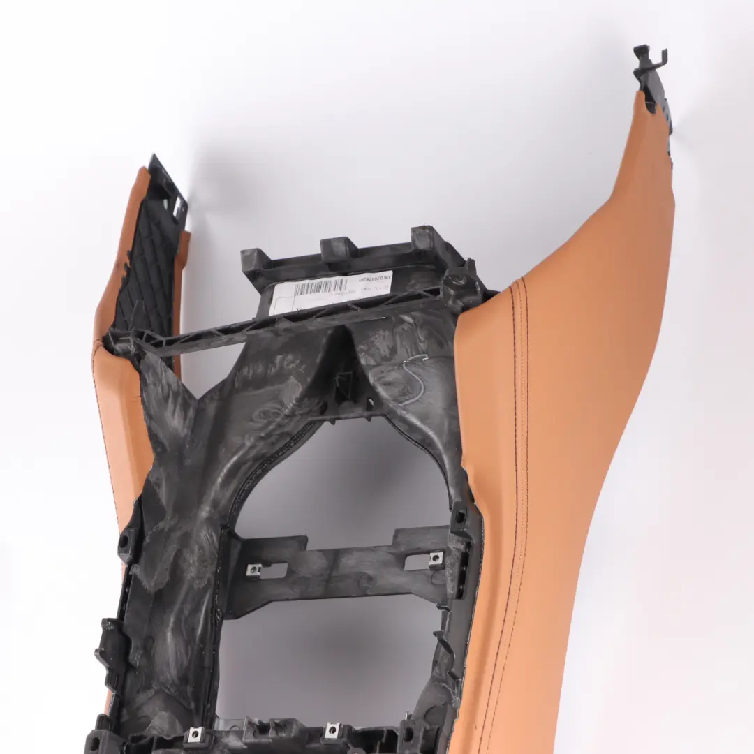 BMW G11 Centre Middle Console Armrest Mounting Holder Bracket Leather Cognac - SKU rhd-6843418 - Part number 6843418