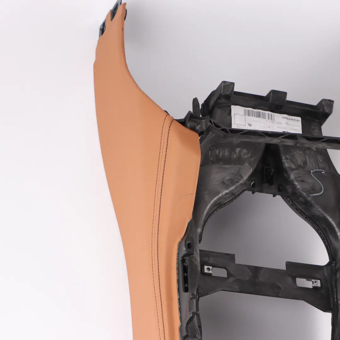 BMW G11 Centre Middle Console Armrest Mounting Holder Bracket Leather Cognac - SKU rhd-6843418 - Part number 6843418
