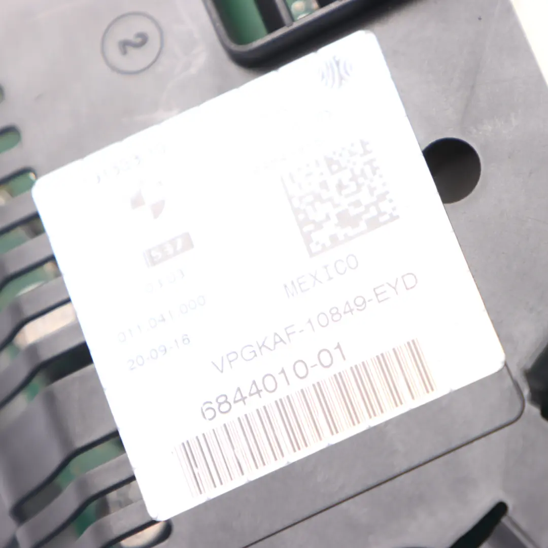 Instrument Cluster BMW F10 LCI X3 F25 Diesel Speedo Clocks Automatic to with Part number 6844010 Instrument Cluster BMW F10 LCI X3 F25 Diesel Speedo Clocks Automatic - SKU rhd-6844010-1 - Part number 6844010