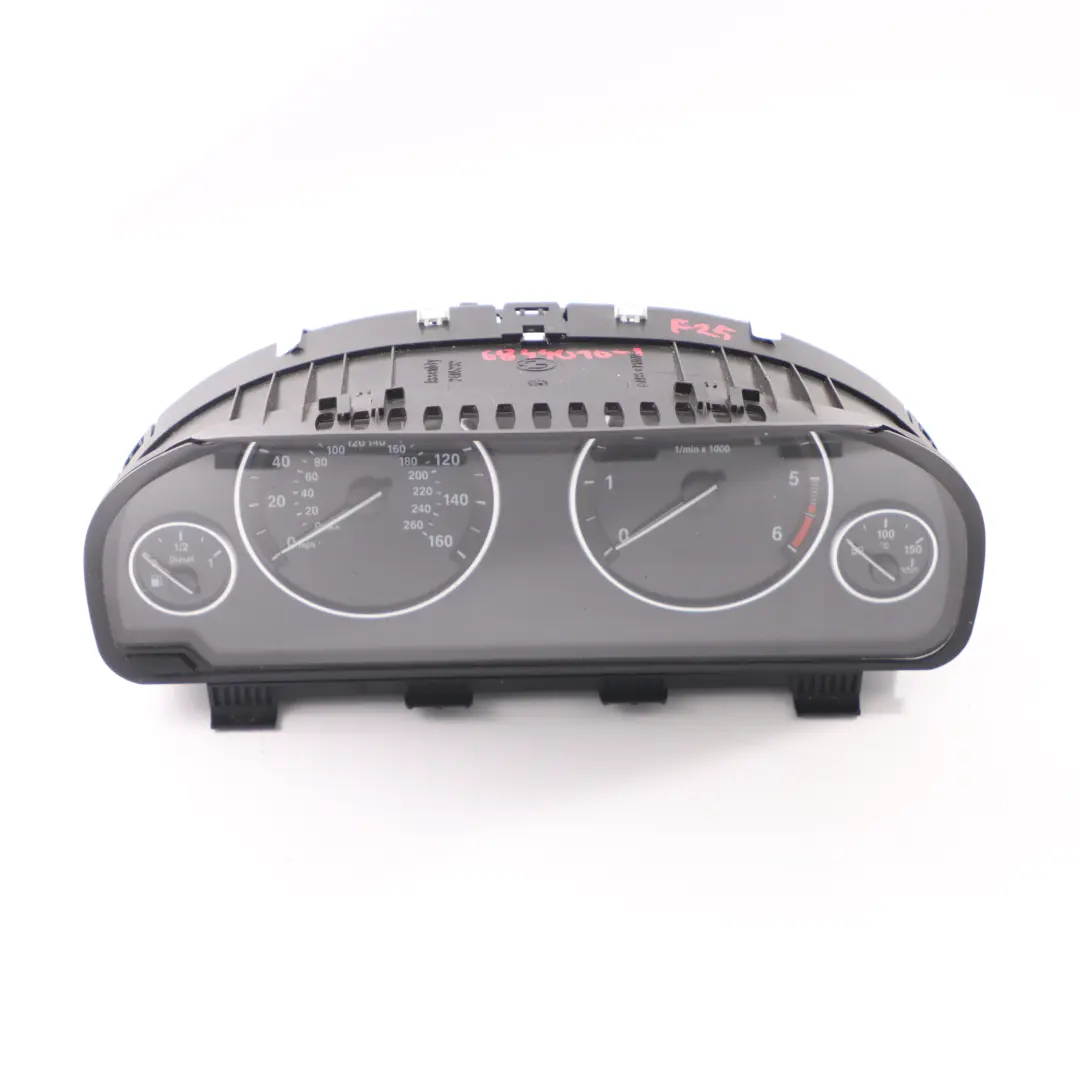 Instrument Cluster BMW F10 LCI X3 F25 Diesel Speedo Clocks Automatic to with Part number 6844010 Instrument Cluster BMW F10 LCI X3 F25 Diesel Speedo Clocks Automatic - SKU rhd-6844010-1 - Part number 6844010
