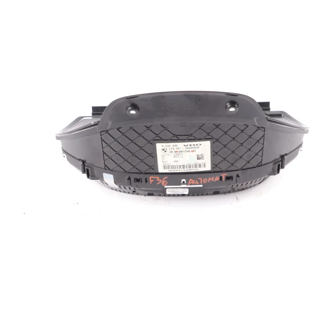 Instrument Cluster BMW F30 F31 F32 Diesel Speedo Clocks Meter Automatic to with Part number 6847248 Instrument Cluster BMW F30 F31 F32 Diesel Speedo Clocks Meter Automatic - SKU rhd-6847248 - Part number 6847248