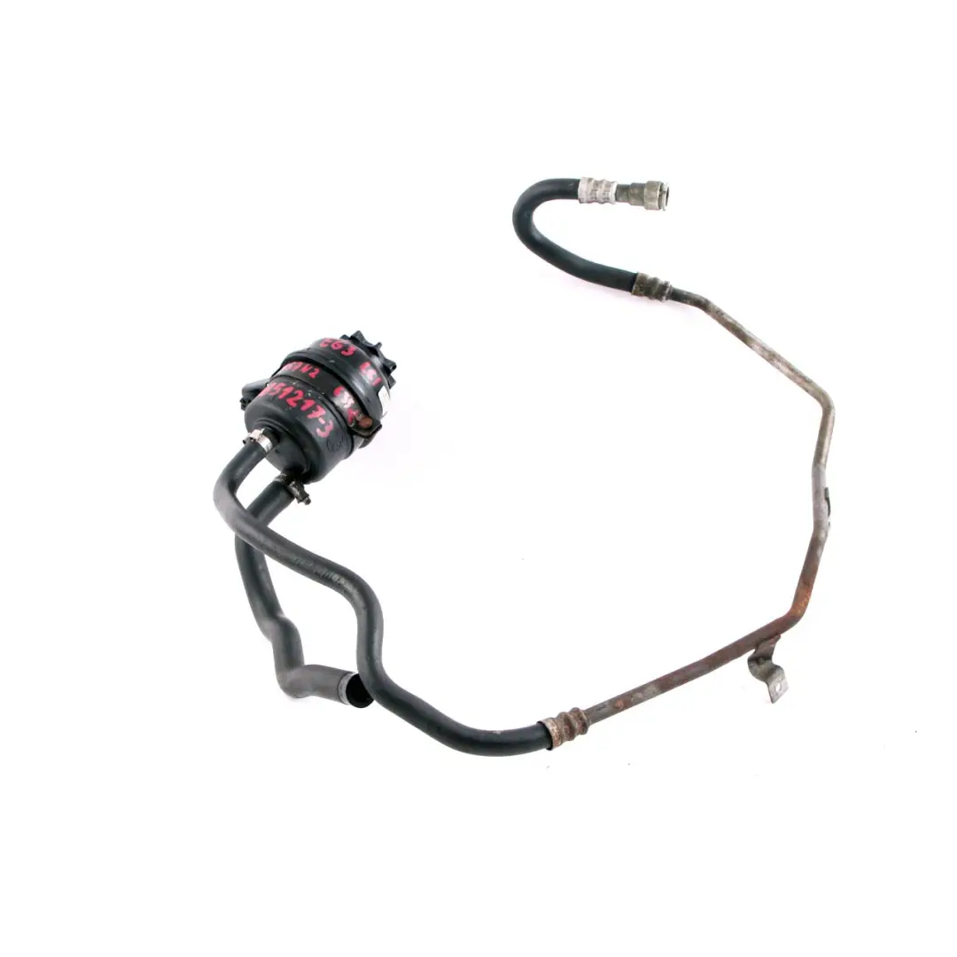 M57N2 635d Oil Carrier Intake Manifold Return Pipe Steering Pump to BMW E63 LCI with Part number 1097164 BMW E63 LCI M57N2 635d Oil Carrier Intake Manifold Return Pipe Steering Pump - SKU rhd-6851217-3 - Part number 1097164