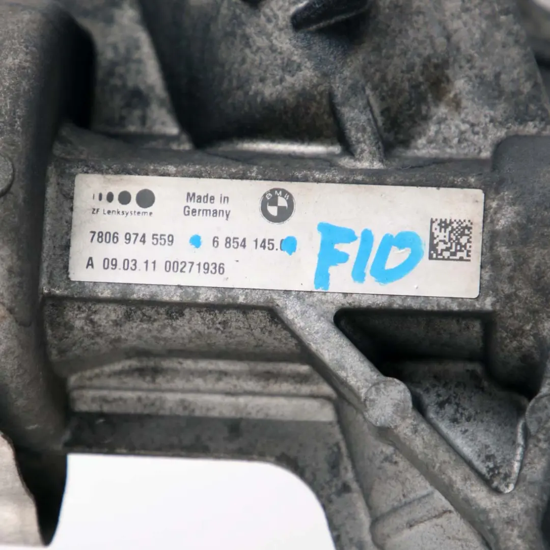 Steering Rack Box Gear to BMW 5 6 7 Series F01 LCI F07 F10 F11 F12 Power with Part number 6854145 BMW 5 6 7 Series F01 LCI F07 F10 F11 F12 Power Steering Rack Box Gear - SKU rhd-6854145 - Part number 6854145