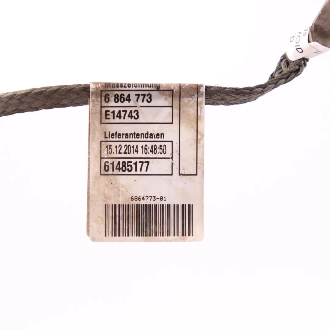 Earth Cable BMW i3 I01 Hybrid Electric Negative High Voltage Battery to with Part number 6864773 Earth Cable BMW i3 I01 Hybrid Electric Negative High Voltage Battery - SKU rhd-6864773 - Part number 6864773