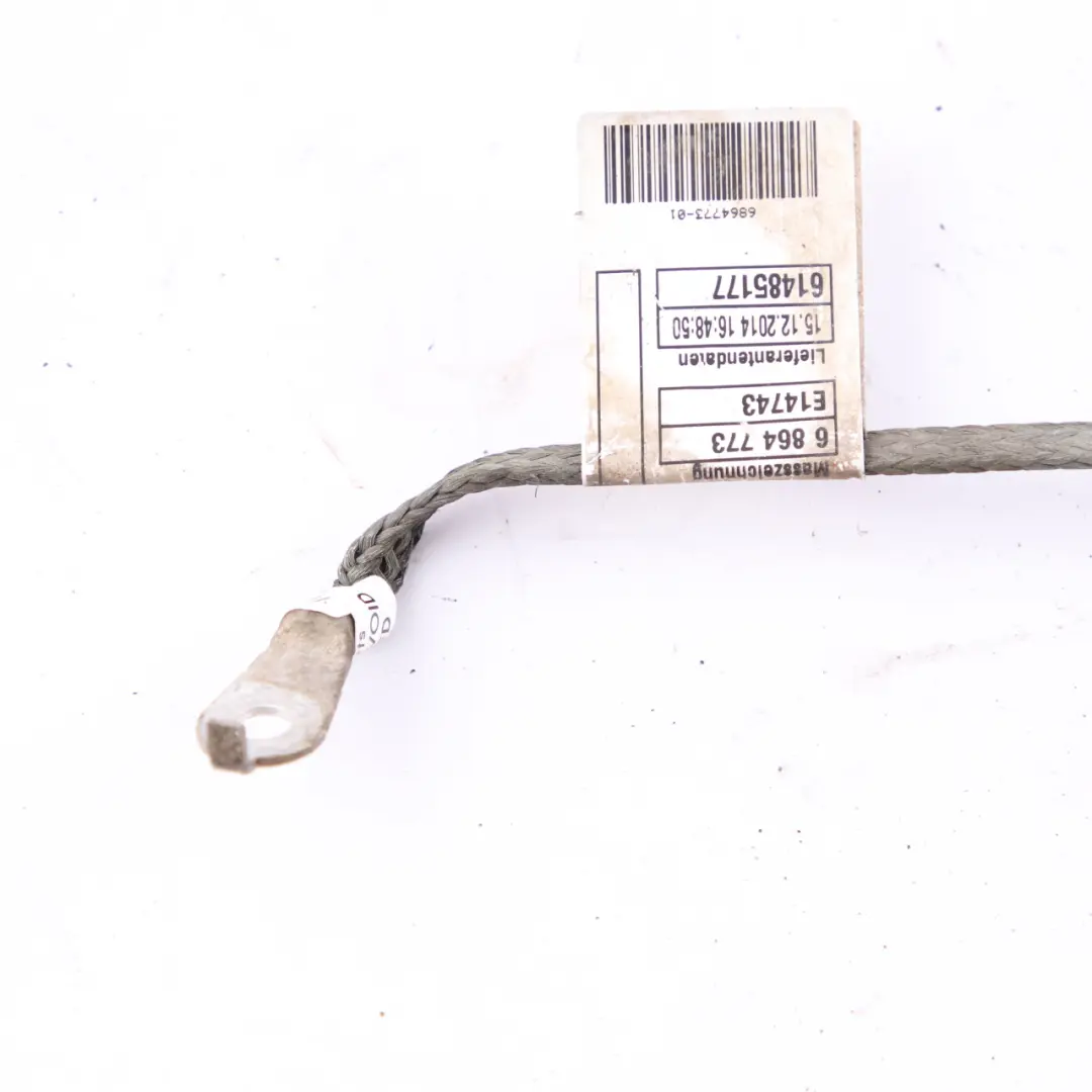 Earth Cable BMW i3 I01 Hybrid Electric Negative High Voltage Battery to with Part number 6864773 Earth Cable BMW i3 I01 Hybrid Electric Negative High Voltage Battery - SKU rhd-6864773 - Part number 6864773