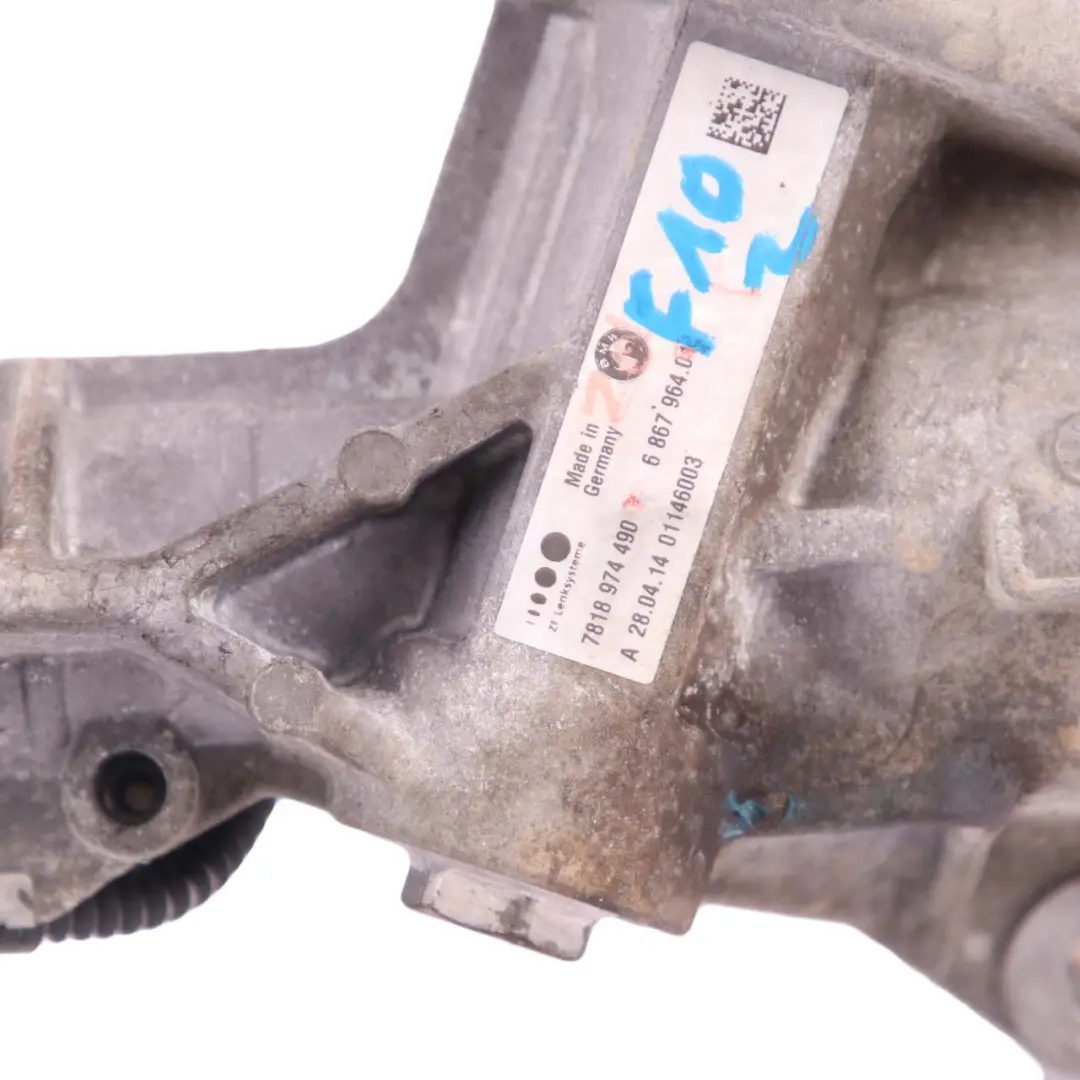 Steering Rack BMW F01 LCI F07 F10 F11 F12 F13 Electrical Power Box Gear to with Part number 6867964 Steering Rack BMW F01 LCI F07 F10 F11 F12 F13 Electrical Power Box Gear - SKU rhd-6867964 - Part number 6867964