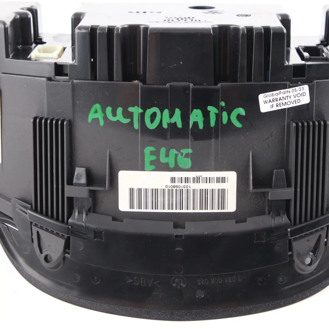 Instrument Cluster Speedo Clocks Automatic to BMW E46 Cabrio Coupe Petrol with Part number 6902377 BMW E46 Cabrio Coupe Petrol Instrument Cluster Speedo Clocks Automatic - SKU rhd-6902377 - Part number 6902377