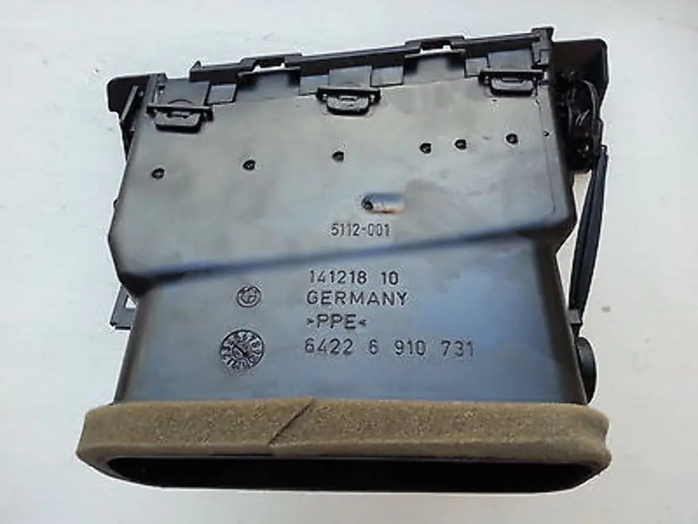 BMW 5 SERIES E60 E61 Passenger side dashboard fresh air grille vent left 6910731 - SKU rhd-6910731-1 - Part number 64226910731