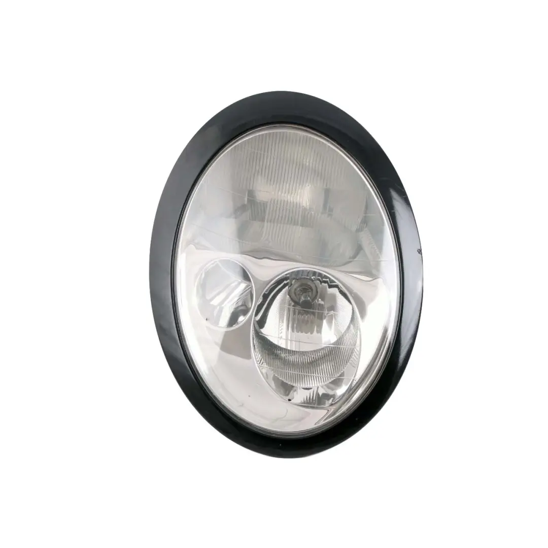 Headlight Headlamp Mini Cooper R50 R53 Lamp Front Right O/S Black Cover to with Part number 6911702 Headlight Headlamp Mini Cooper R50 R53 Lamp Front Right O/S Black Cover - SKU rhd-6911702-4 - Part number 6911702