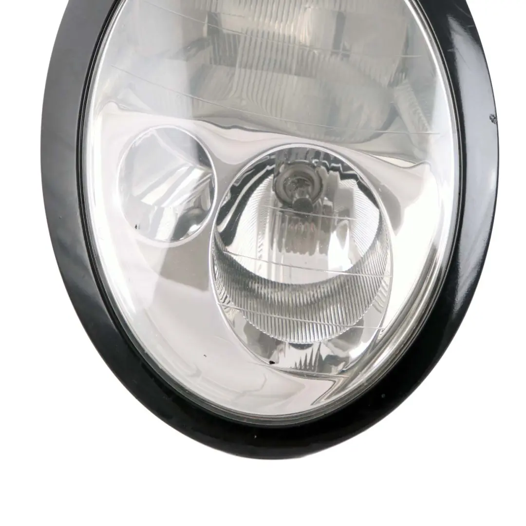 Headlight Headlamp Mini Cooper R50 R53 Lamp Front Right O/S Black Cover to with Part number 6911702 Headlight Headlamp Mini Cooper R50 R53 Lamp Front Right O/S Black Cover - SKU rhd-6911702-4 - Part number 6911702
