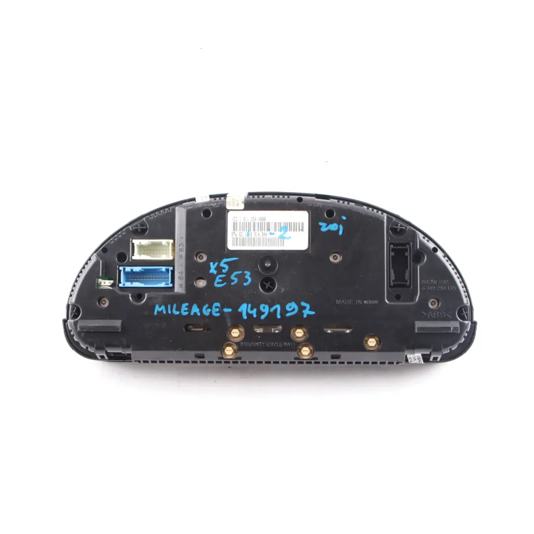 Instrument Cluster Speedo Clocks Meter Automatic to BMW X5 E53 Diesel with Part number 6914904 BMW X5 E53 Diesel Instrument Cluster Speedo Clocks Meter Automatic - SKU rhd-6914904-2 - Part number 6914904