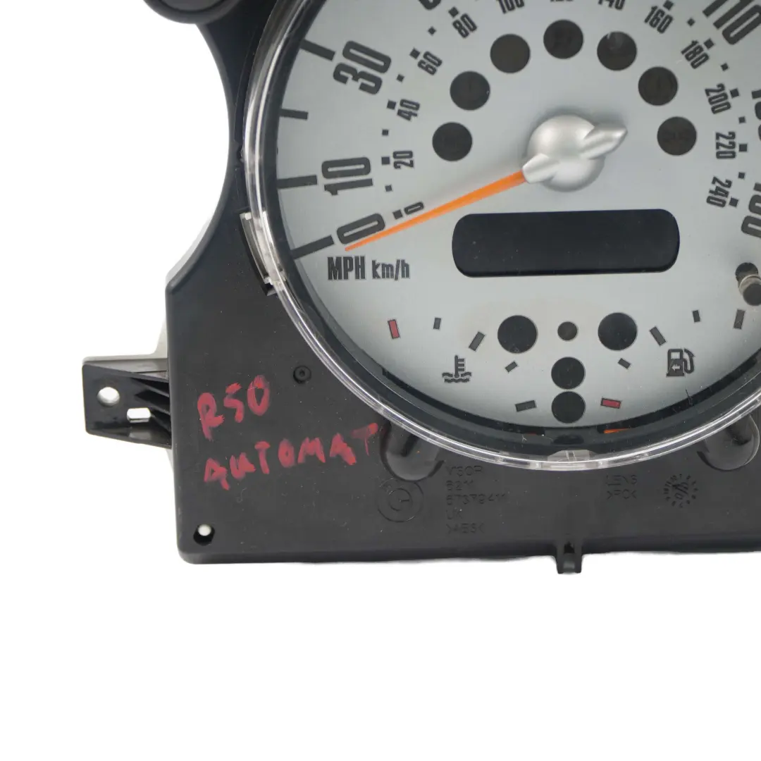 Speedometer Speedo Clock Instrument Cluster 6918719 to Mini Cooper One R50 R52 with Part number 9126988 Mini Cooper One R50 R52 Speedometer Speedo Clock Instrument Cluster 6918719 - SKU rhd-6918719-1 - Part number 9126988